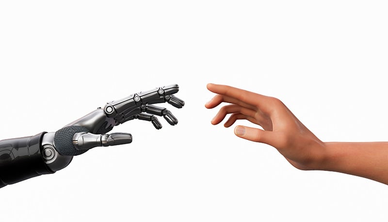 Digital Twin_Robot hand and Human hand