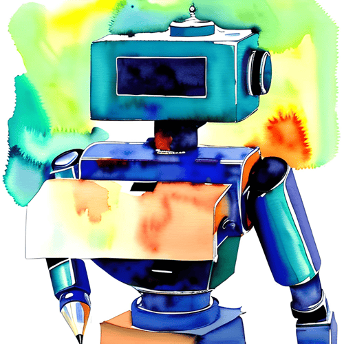 Robot Writer Canva