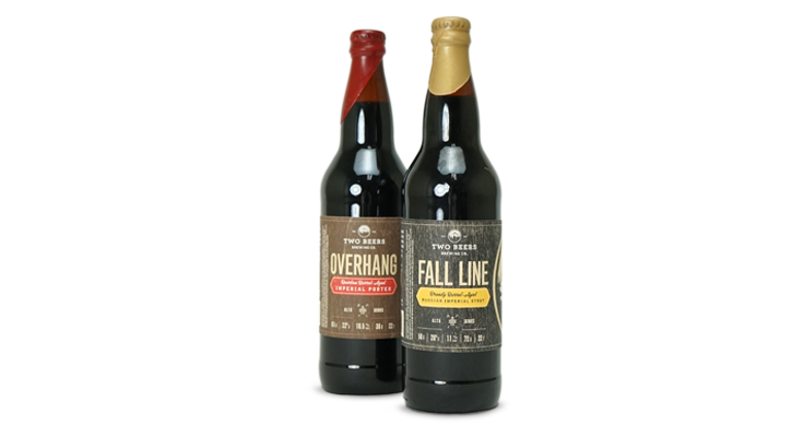 Two Beers_Wood Veneer Labels