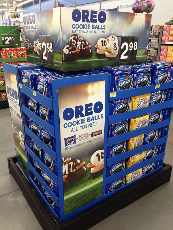 Walmart Oreo Pallet Display