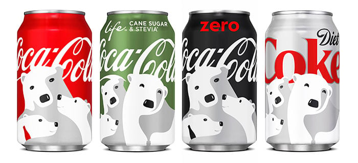 Coca Cola Holiday Cans