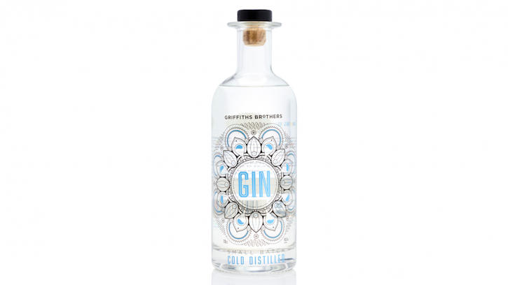 Griffith Brothers Gin Bottle