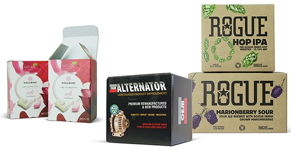 Corrugated packaging examples