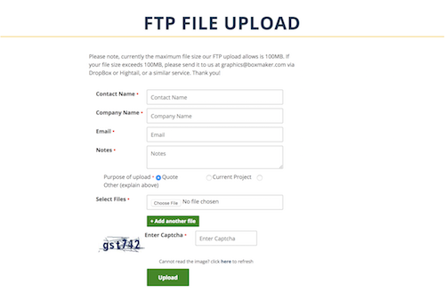 FTP File Upload