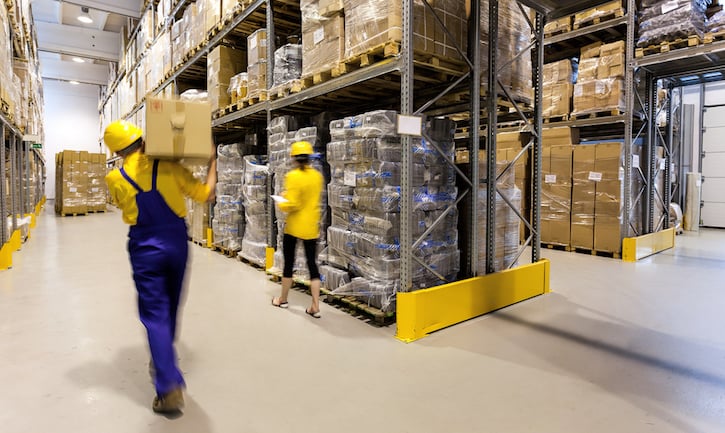 Warehouse Workers in Supply Chain
