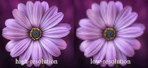 High Resolution vs Low Resolution