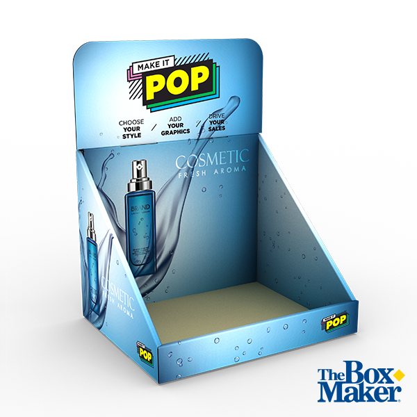 8 inch counter display rectangular header