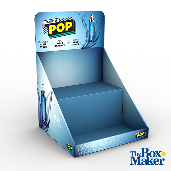 12 inch two tier counter display