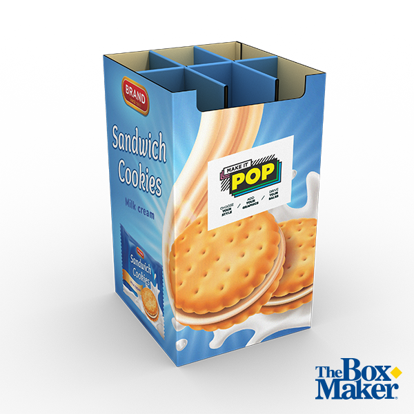 RDP011 Dump Bin Floor Display Partitions