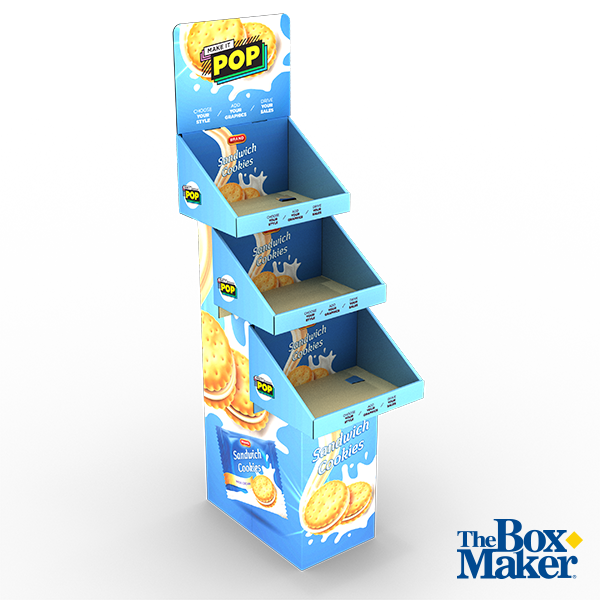 RDP015 Three-Tier Floor Display