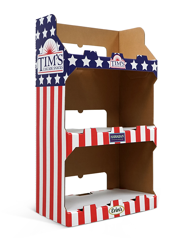 tim snacks POP display